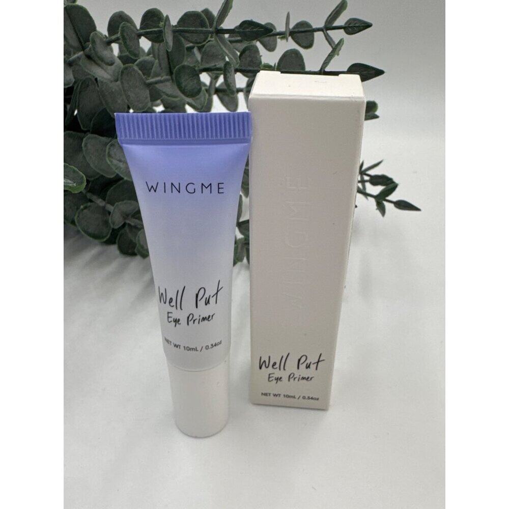 Wingme Well Put Eye Primer 10ml 0.34oz Vegan Cruelty-Free Rose-Infused Formula